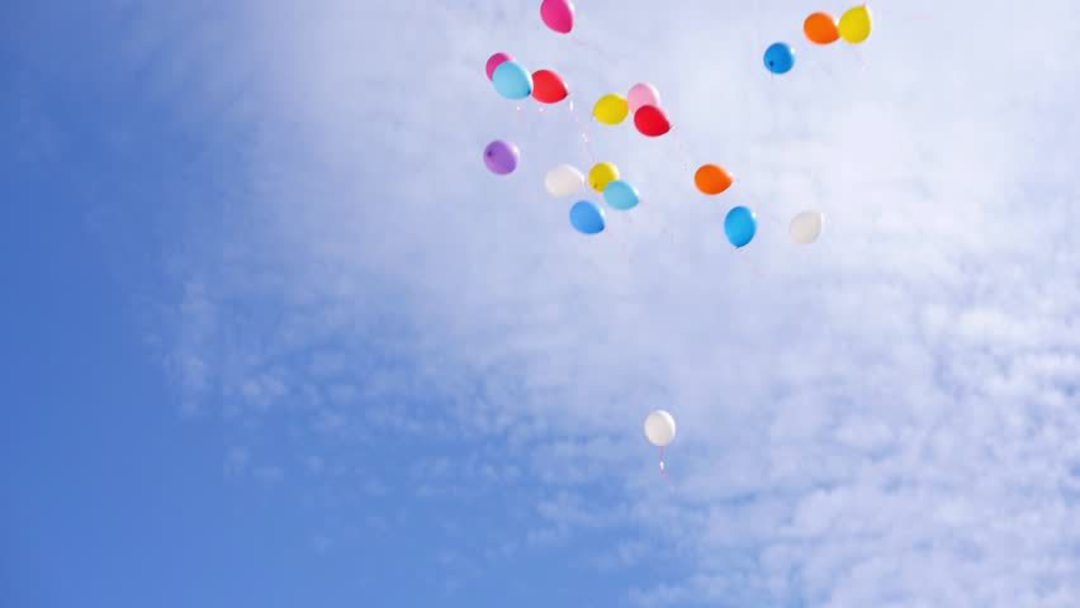 Standard 30cm Latex Balloons, helium filled inc HiFloat image 2
